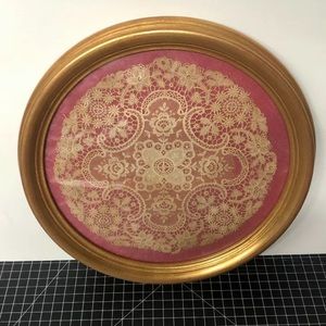 Vintage Burano Lace wall art